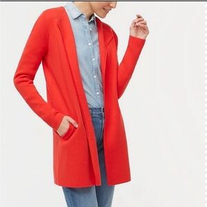 J crew open cardigan